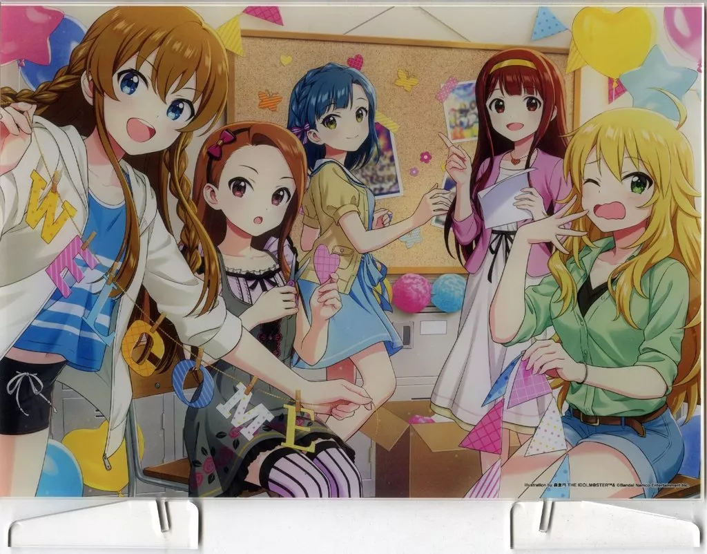森倉円イラスト 公式コラボアクリルパネル 「アイドルマスター ミリオンライブ!展 ～Crossing Our MILLION LIKE!～」