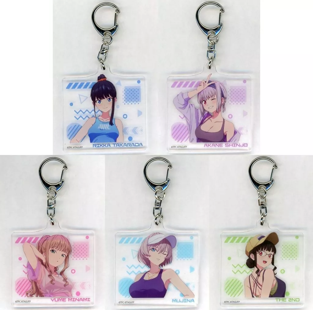 全5種セット 「グリッドマンユニバース POP UP SHOP in ゲーマーズ アクリル 16/スポーツウェアver.(描き下ろしイラスト)」