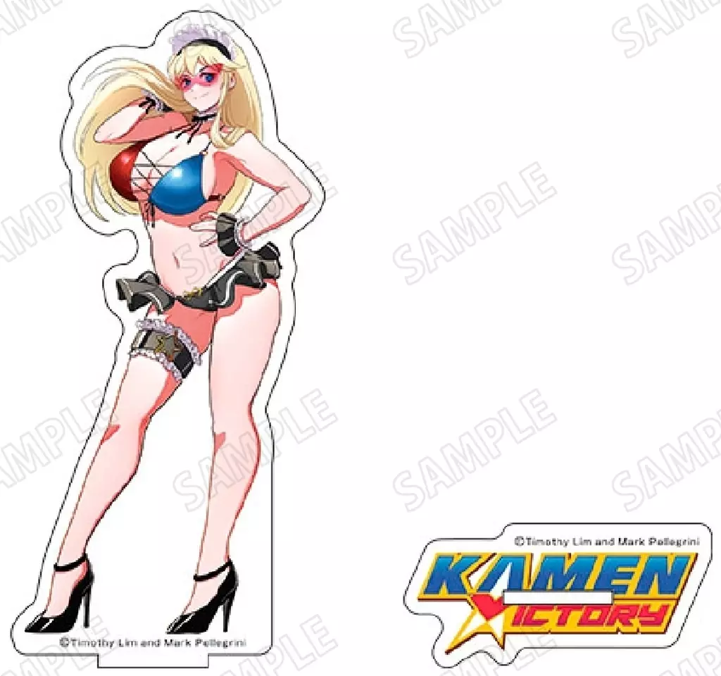 (4)仮面ヴィクトリー 描き下ろしBIGアクリルスタンド 「仮面アメリカ」_image