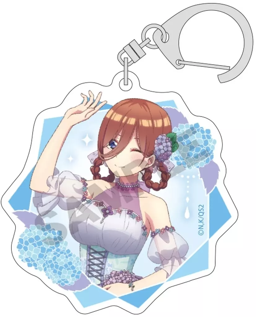 中野三玖(上半身) 「五等分の花嫁* トレーディングアクリル 紫陽花ドレス」