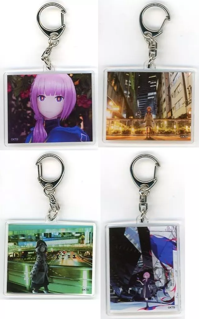 花譜展1～4 『花譜展』キービジュアルアクリルセット(4個セット) 「バーチャルYouTuber 神椿スタジオ 花譜 花譜ノ新春桜祭-かふあるところに、はるあり。 ほっこり花日和-」
