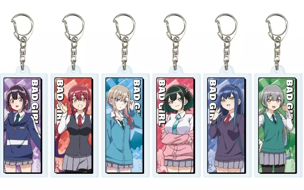 全6種セット 「アクリル ばっどがーる 01.公式イラスト」