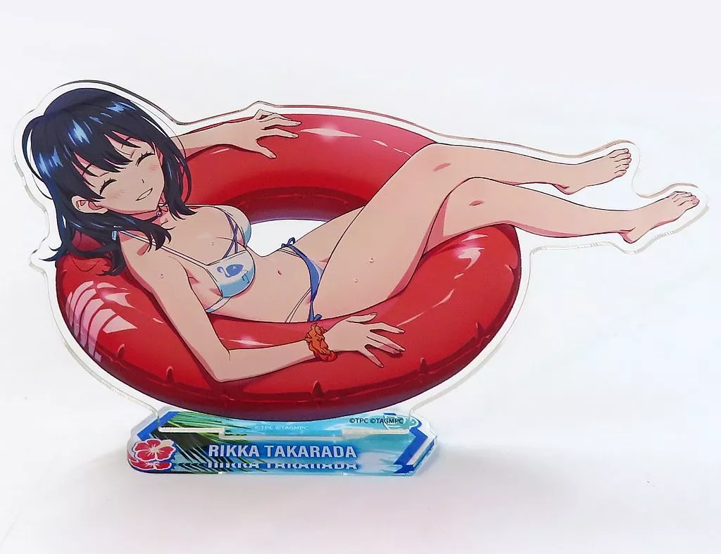 宝多六花B BIGアクリルスタンド 「DMMスクラッチ! TVアニメ SSSS.GRIDMAN 水着 スクラッチ」 B-2賞_image