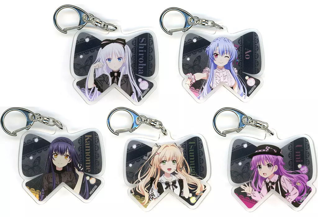 全5種セット 「TVアニメ Summer Pockets グッズフェア in ゲーマーズ アクリル 01/ダークガーリーver.(描き下ろしイラスト)」