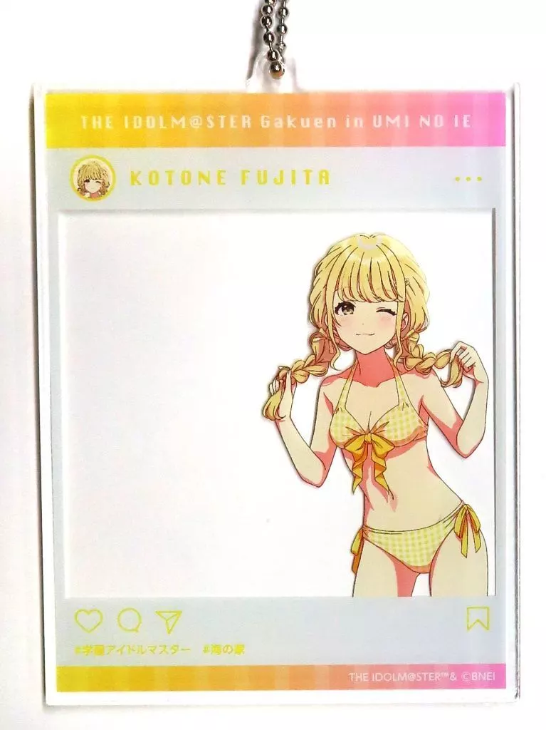 藤田ことね SNS風アクリル 「学園アイドルマスター in SWEETS PARADISE 海の家」