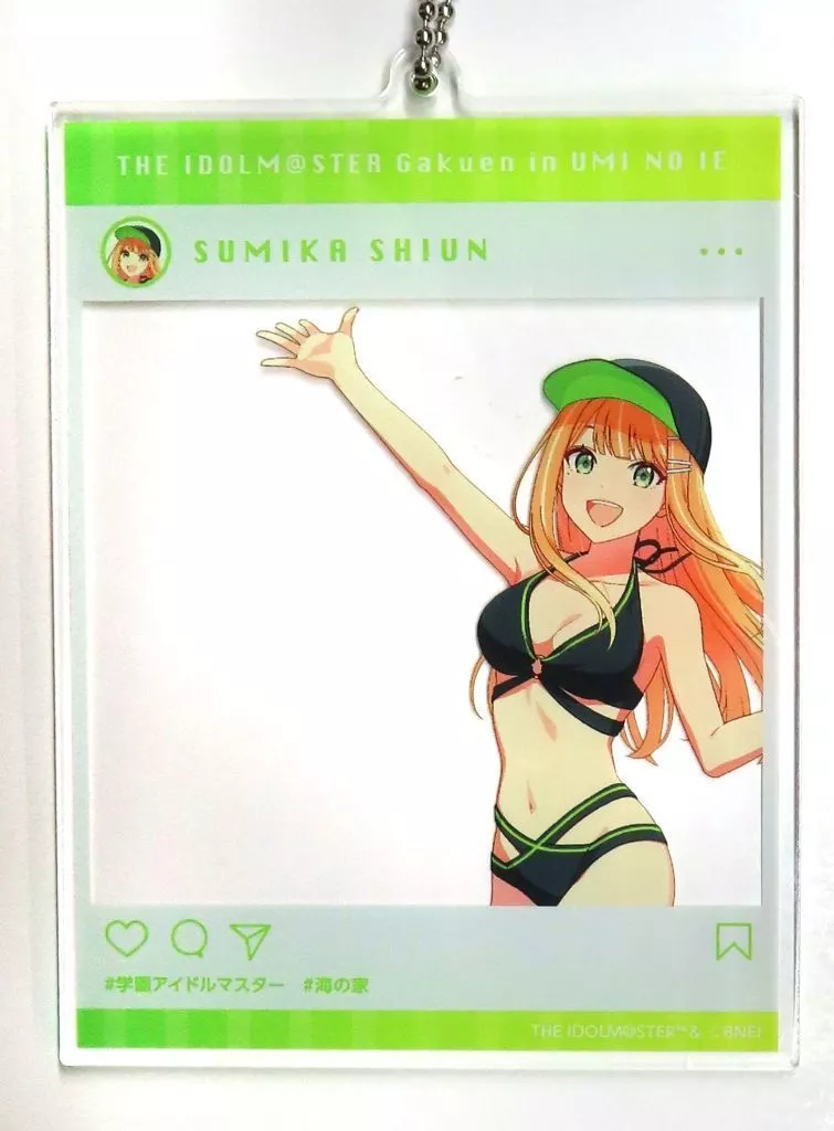紫雲清夏 SNS風アクリル 「学園アイドルマスター in SWEETS PARADISE 海の家」