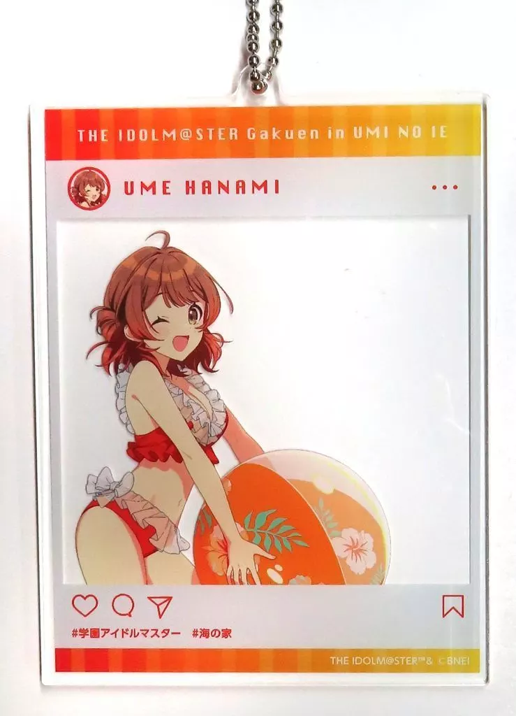 花海佑芽 SNS風アクリル 「学園アイドルマスター in SWEETS PARADISE 海の家」