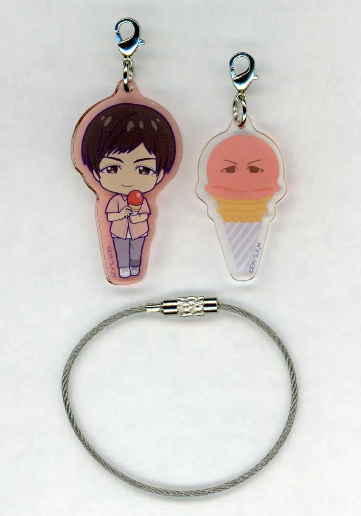 国都英一郎 「忘却バッテリー×mixx garden トレーディングちびキャラアクリルワイヤーチャーム」