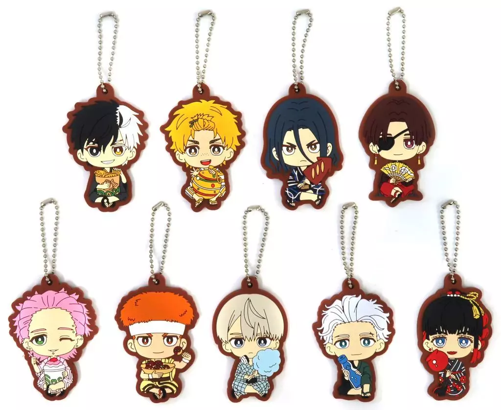 全9種セット ラバーチャーム 「一番くじ WIND BREAKER -街の英雄と祭りの時-」 G賞