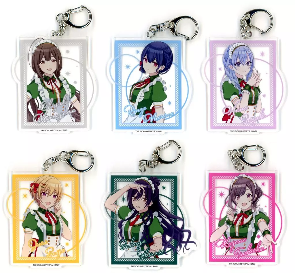 全6種セット 「アイドルマスター シャイニーカラーズ アクリルキーホルダー」 セブンネット限定