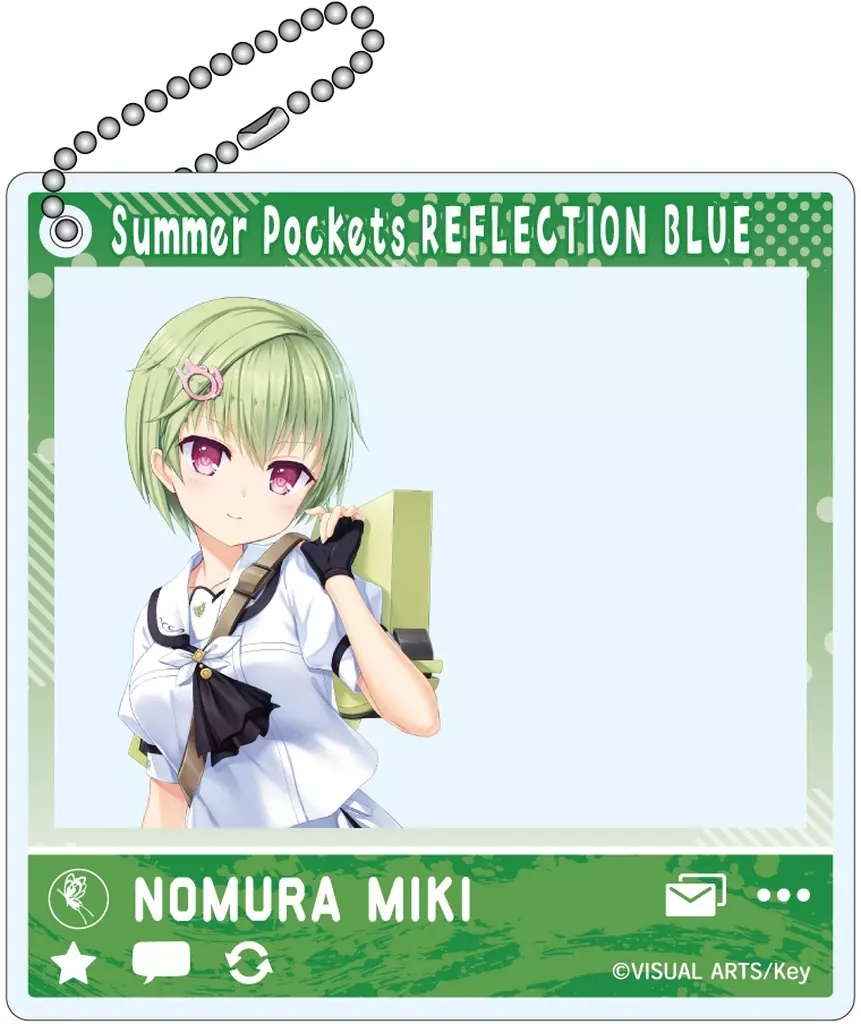 野村美希 SNSぽいアクリル 「Summer Pockets REFLECTION BLUE」