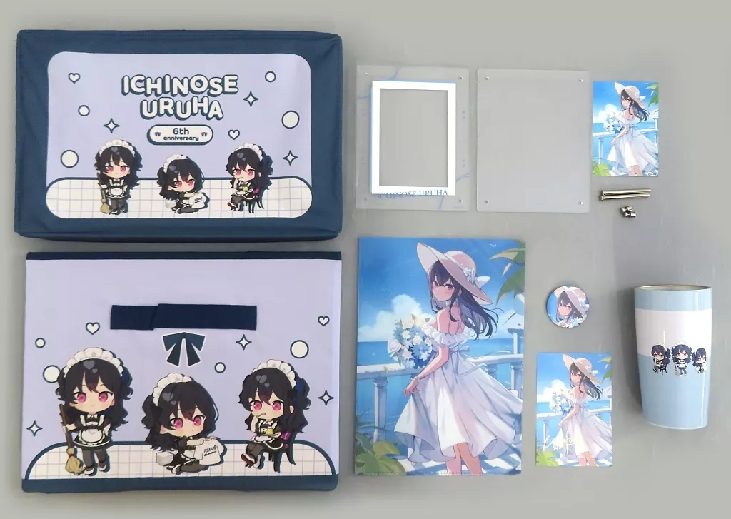 駿河屋 -<中古>一ノ瀬うるは 6周年記念グッズセット 「バーチャル