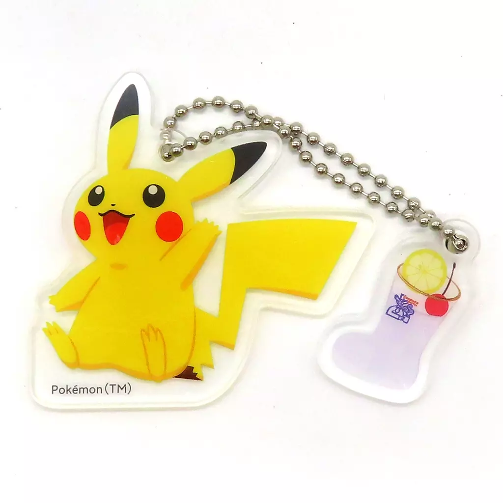 ピカチュウ  オリジナルチャーム 「ポケットモンスター×コメダ珈琲店」 対象メニュー注文特典