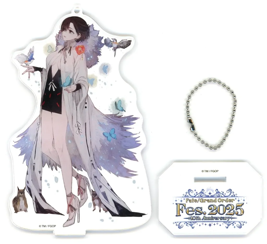 アサシン/虞美人 サーヴァント別 描き下ろしイラスト アクリルマスコット 「Fate/Grand Order Fes. 2025 ～10th Anniversary～」