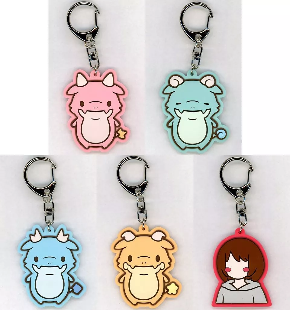 全5種セット 「かいじゅうせかいせいふく ラバーマスコット」