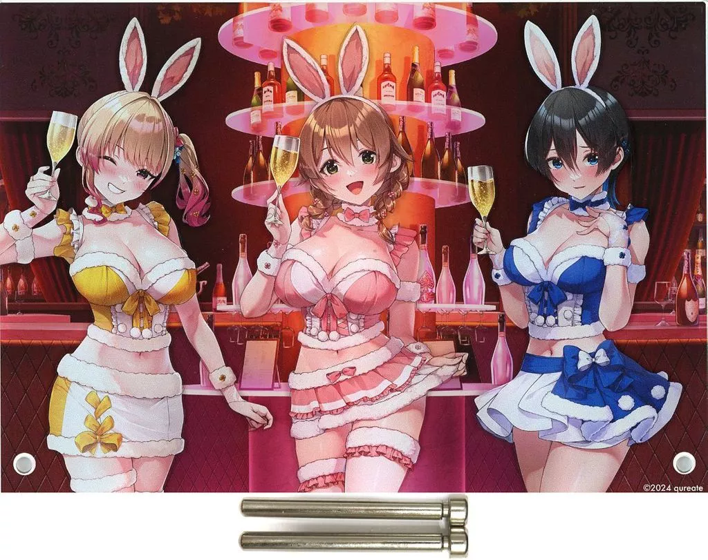 花奈＆凜＆美羽香 アクリルパネル 「バニーガーデン年末スペシャルイベント～お紳士たちの桃源郷～」