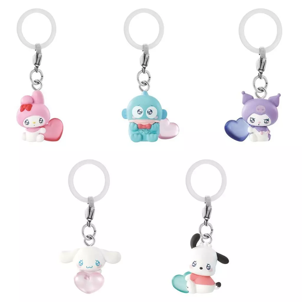 全5種セット 「めじるしアクセサリー サンリオキャラクターズ～エモきゅん～ パステルカラーver.」