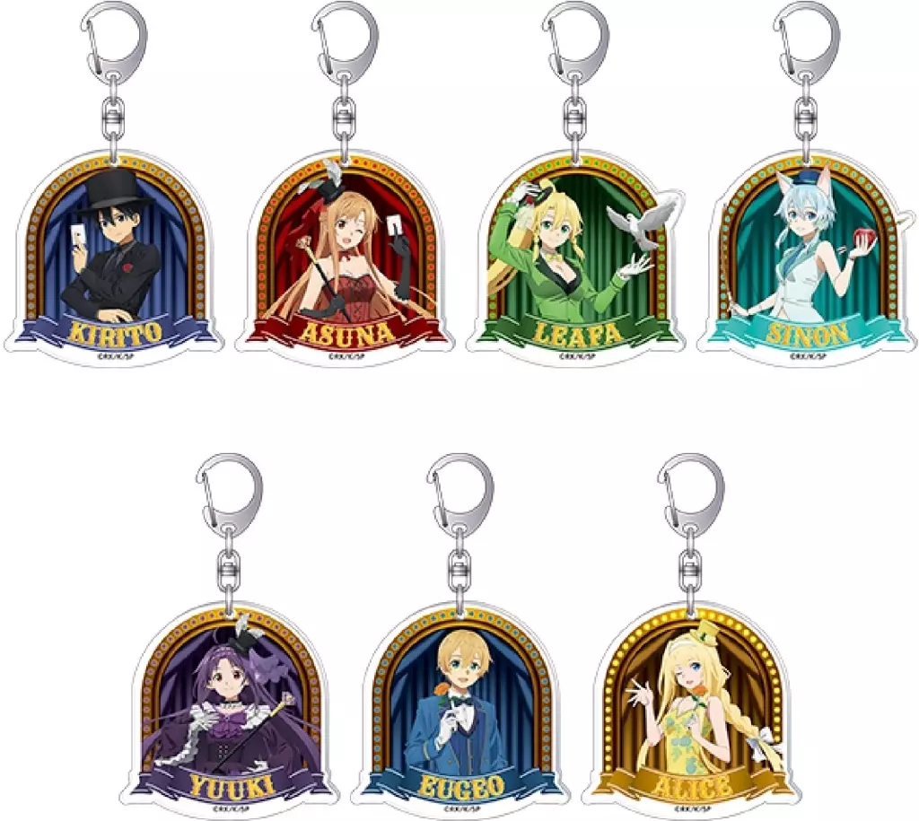 全7種セット 「ソードアート・オンライン アクリルコレクション ～MAGIC SHOWTIME～」