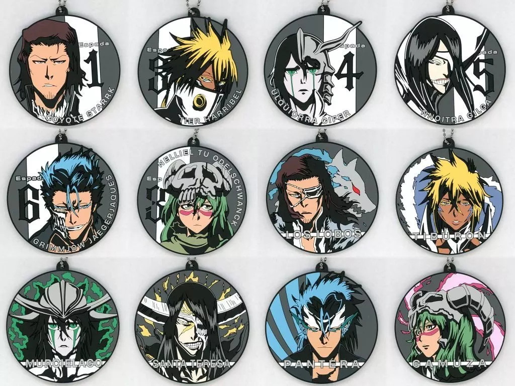 全12種セット ラバーチャーム 「一番くじ BLEACH-ブリーチ- Stirring Souls vol.3」 G賞