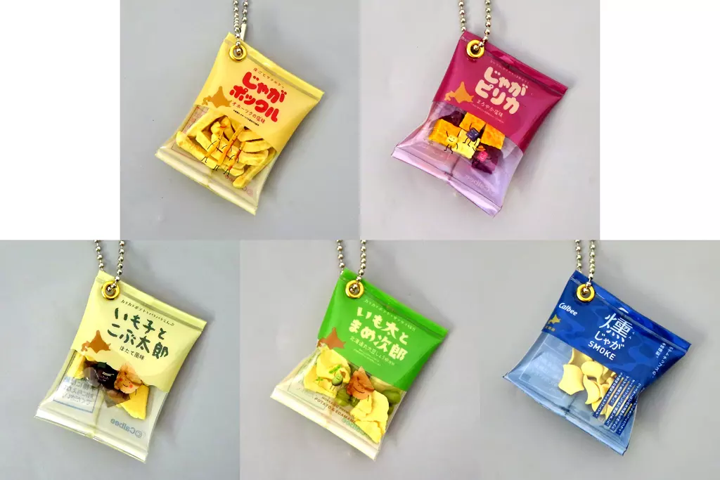 全5種セット 「Calbee じゃがポックル シャカシャカマスコット」