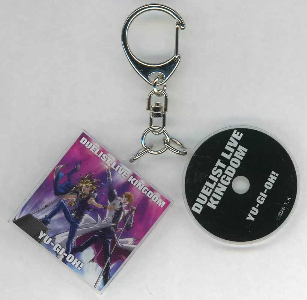 キービジュアル CD風アクリルチャーム 「遊☆戯☆王 シリーズ25th Duelist Live Kingdom」 S席＆A席グッズ付きチケット特典