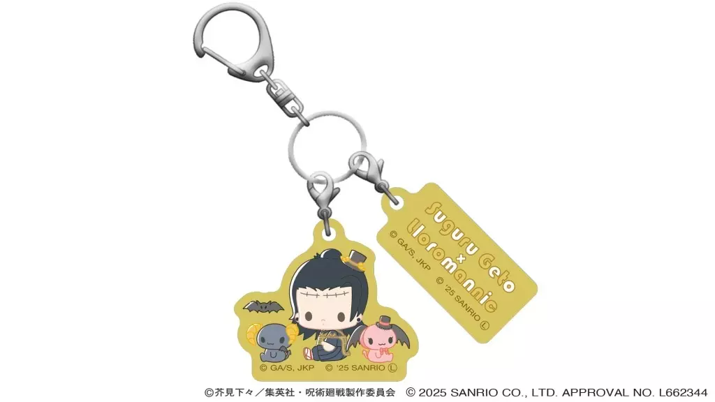 夏油傑×ルロロマニック 2連アクリルチャーム 2025Ver. 「呪術廻戦×サンリオキャラクターズ」