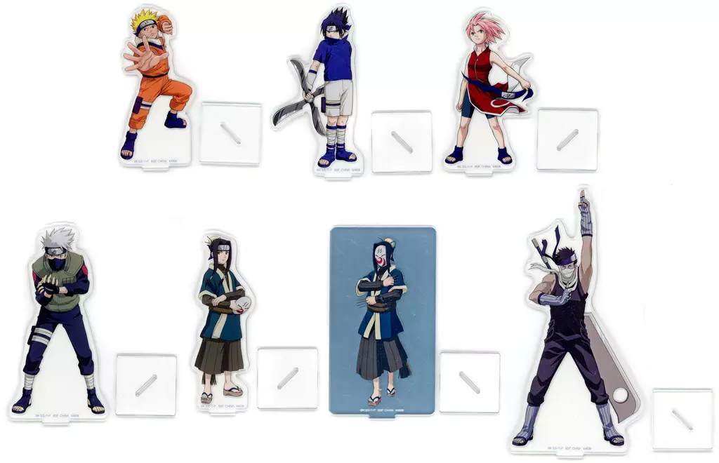 アクリルスタンド・アクリルパネル 全7種セット アクリルコレクション 「一番くじ NARUTO-ナルト- 波の国編」 G賞