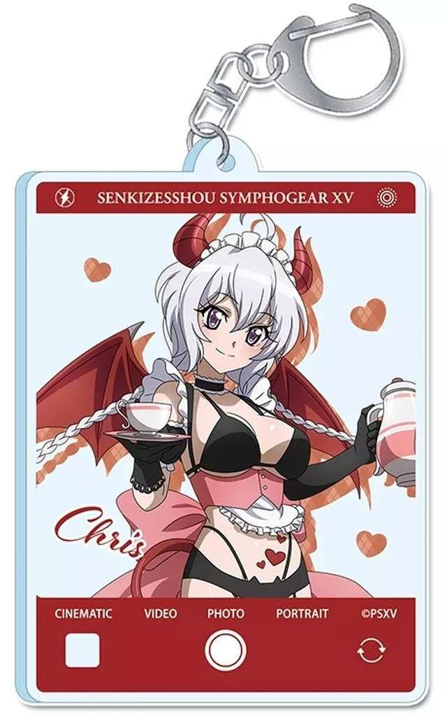 雪音クリス 小悪魔ウェイトレス 描き下ろし アクリル 「戦姫絶唱シンフォギアXV」