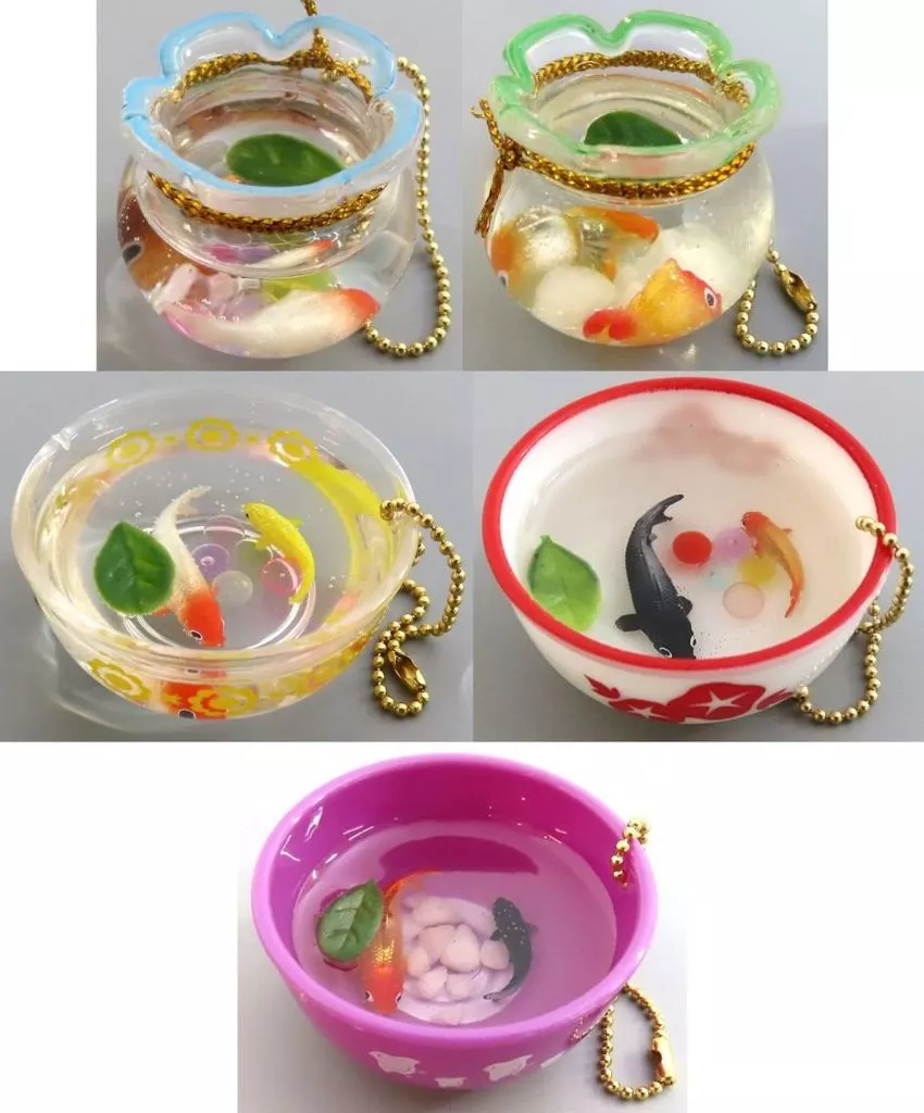 全5種セット 「日本の風情!金魚鉢マスコット～伍」