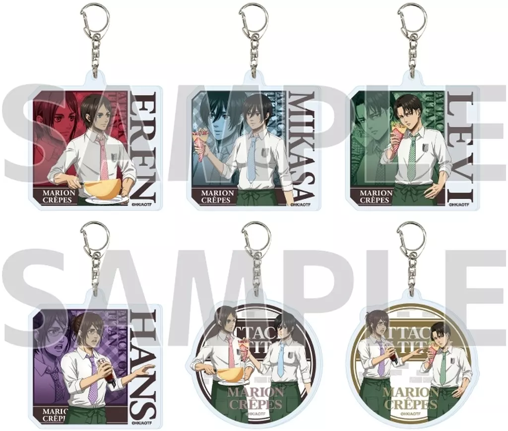 全6種セット 「進撃の巨人 The Final Season アクリル 01.描き下ろしイラスト」