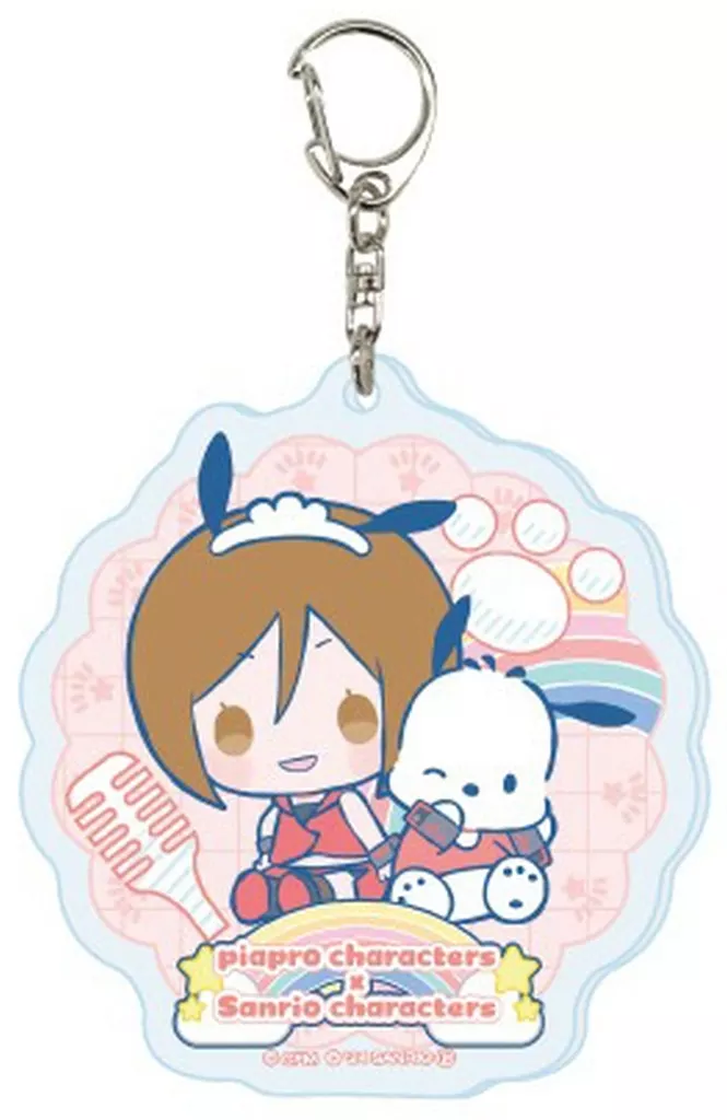 MEIKO×ポッチャマ 「ピアプロキャラクターズ×サンリオキャラクターズ ホログラムアクリル 01.コラボイラスト」