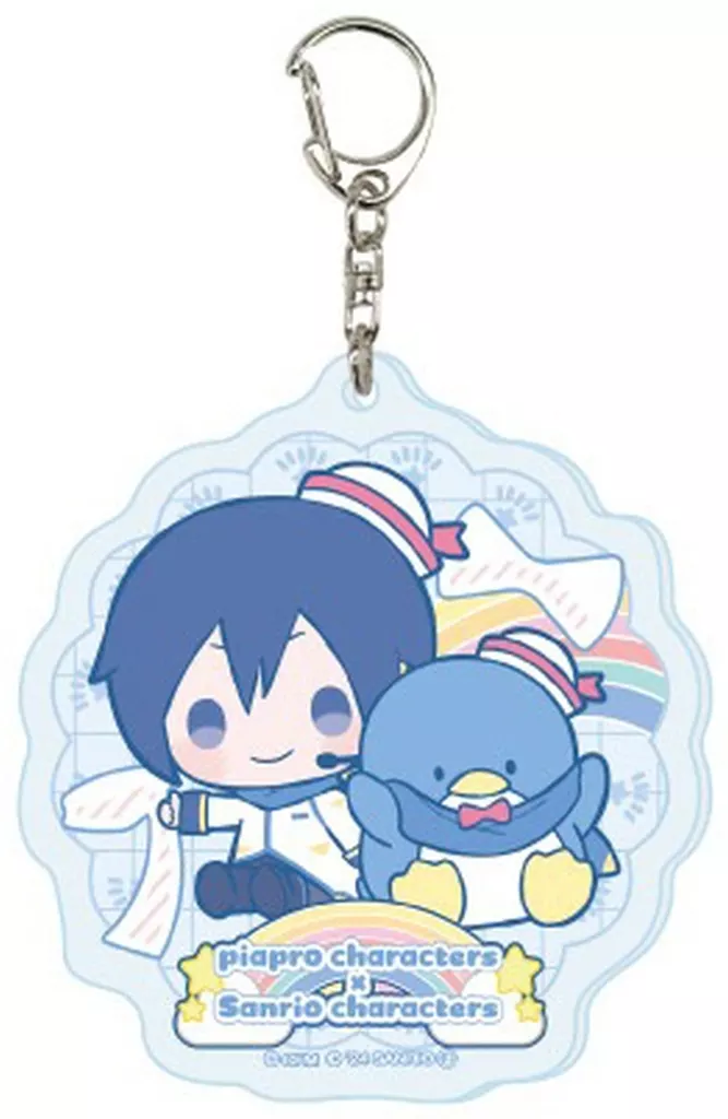 KAITO×タキシードサム 「ピアプロキャラクターズ×サンリオキャラクターズ ホログラムアクリル 01.コラボイラスト」