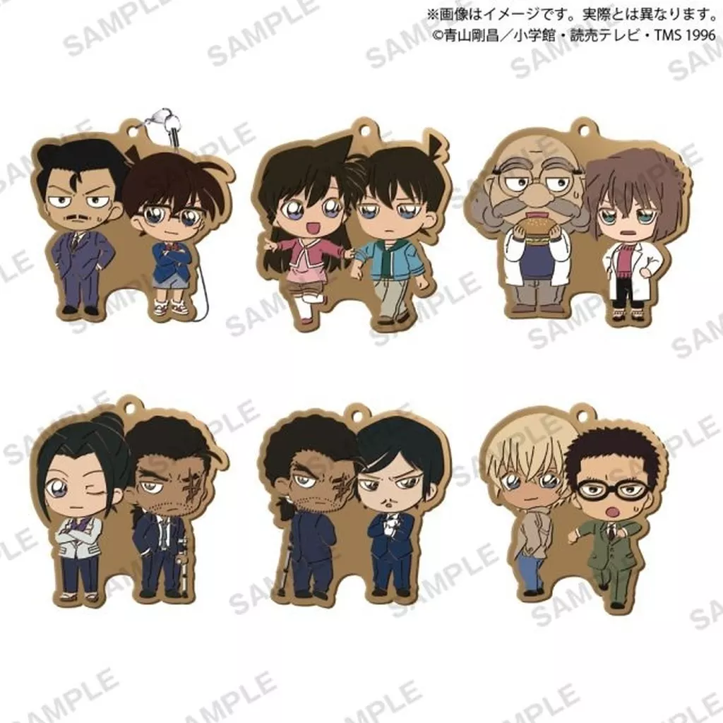 全6種セット 「名探偵コナン カプセルラバー デュオコレ Vol.2」