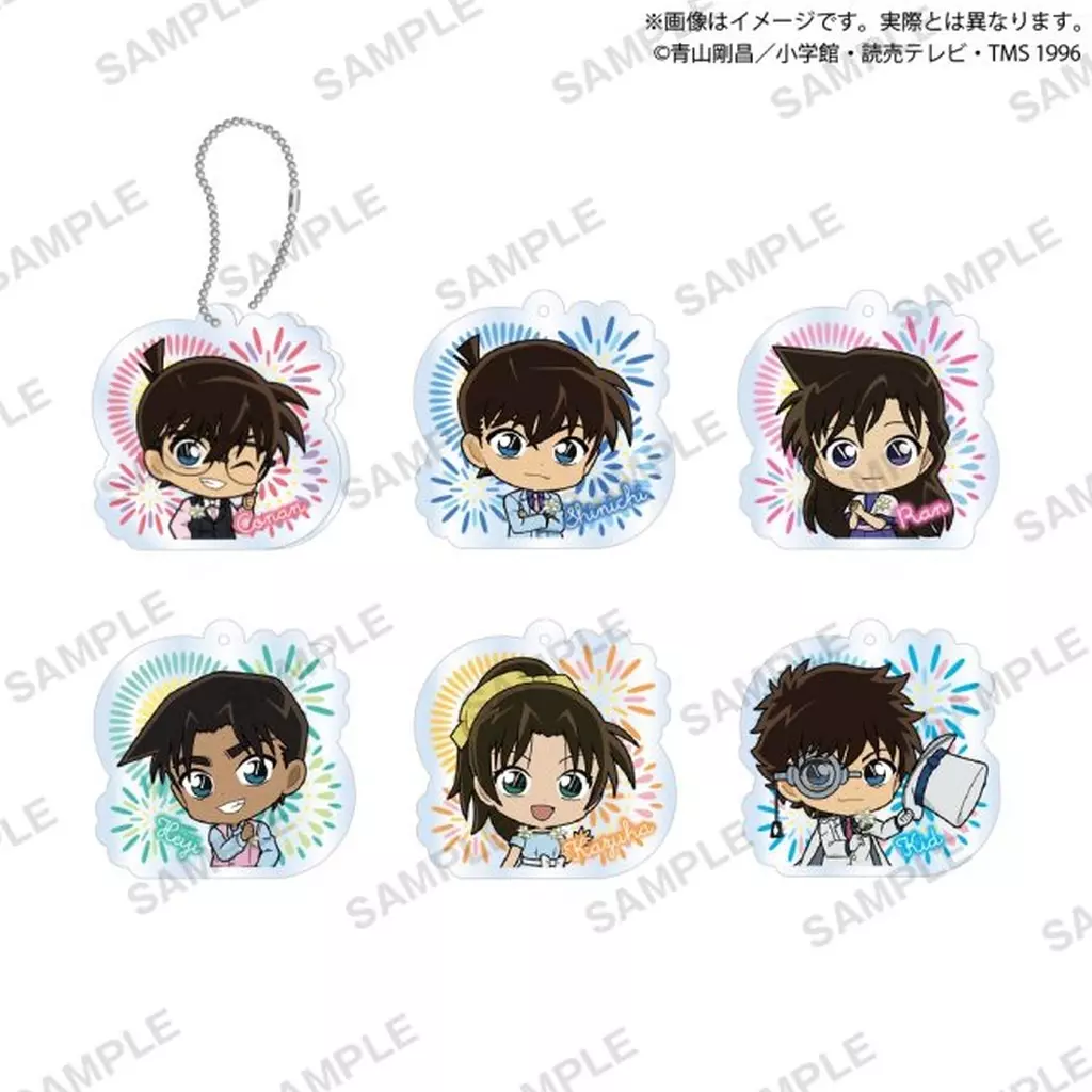 全6種セット 「名探偵コナン カプセルアクリル ブラウスタイルver. vol.2」