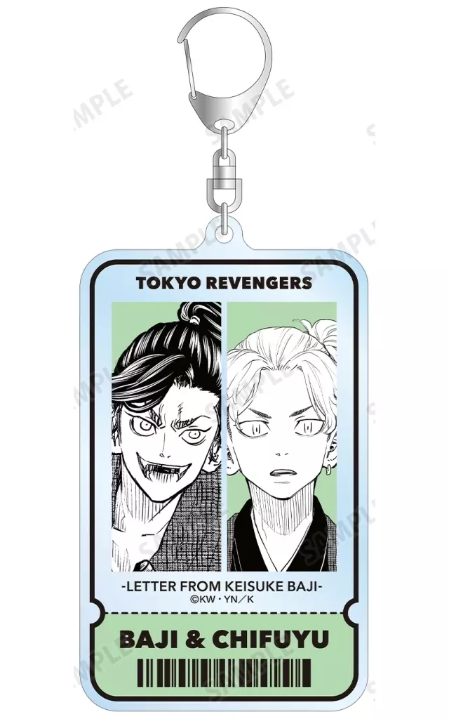 場地圭介＆松野千冬 漫画コマチケット風BIGアクリル 「東京卍リベンジャーズ ～場地圭介からの手紙～」