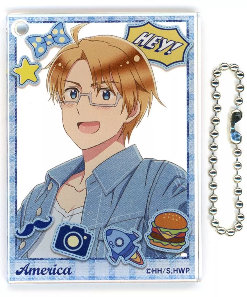 アメリカ アクリル 「WEBくじ ヘタリア World★Stars Greetings with Denim Style.」 E賞