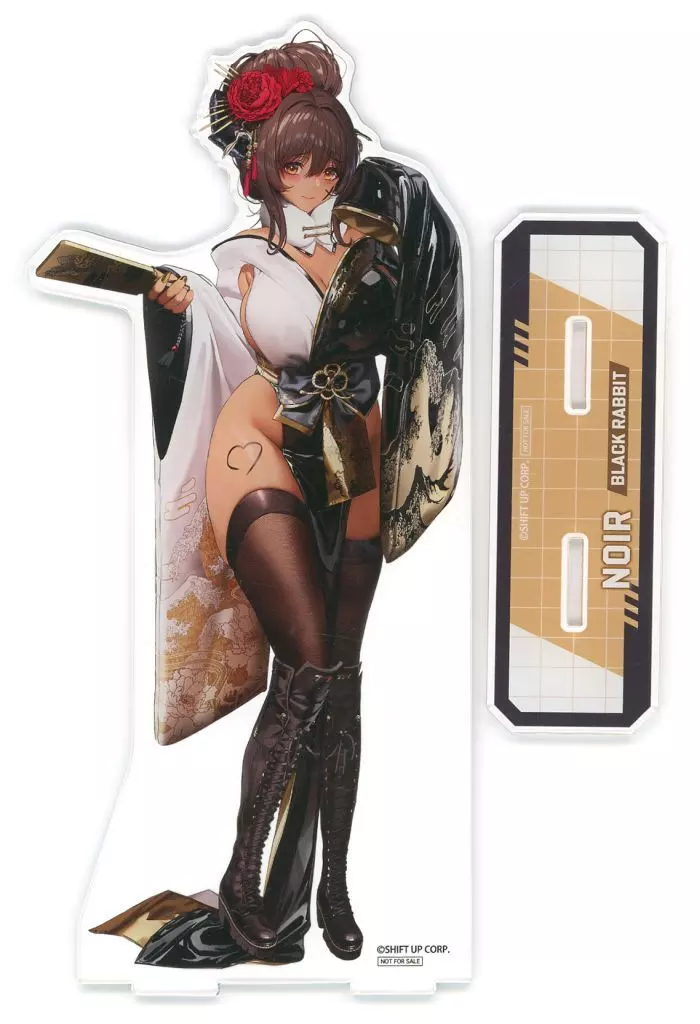 ノワール：ブラックラビット BIGアクリルスタンド 「勝利の女神：NIKKE ラッキー缶バッジBOX」 ゴールド賞_image