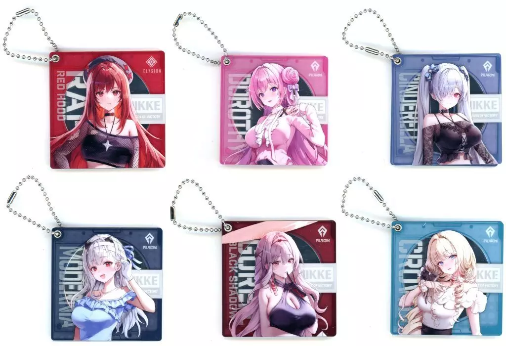 全6種セット 「勝利の女神：NIKKE×ローソン キャンペーン スライドミラー」