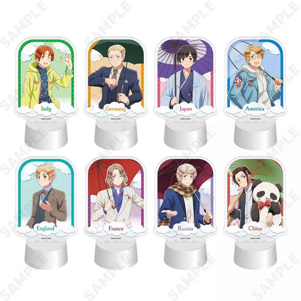 全8種セット 「ヘタリア World★Stars フタのるマスコット」_image
