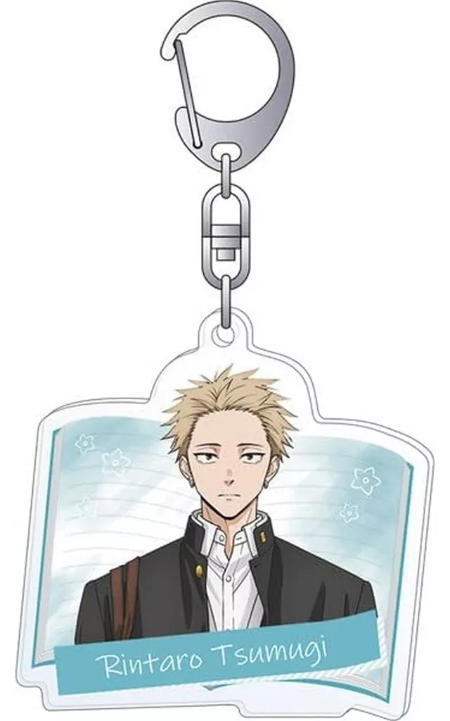 紬凛太郎 アクリル 「薫る花は凛と咲く」