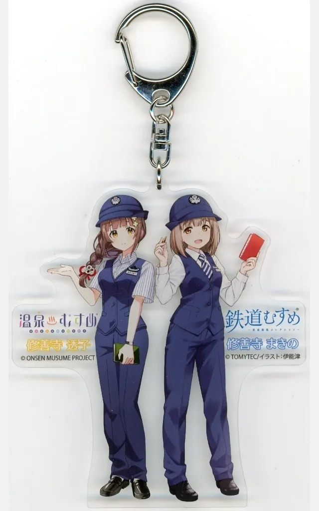 修善寺透子＆修善寺まきの アクリル 「温泉むすめ×鉄道むすめ～鉄道制服コレクション～×伊豆箱根鉄道」