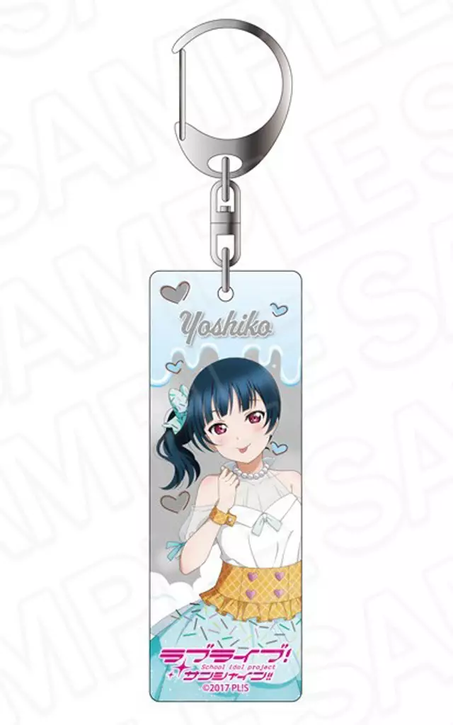 津島善子 プレート Cafe party ver. 「THEキャラCAFE×ラブライブ!シリーズ 5周年記念 第2弾 ラブライブ!サンシャイン!!」
