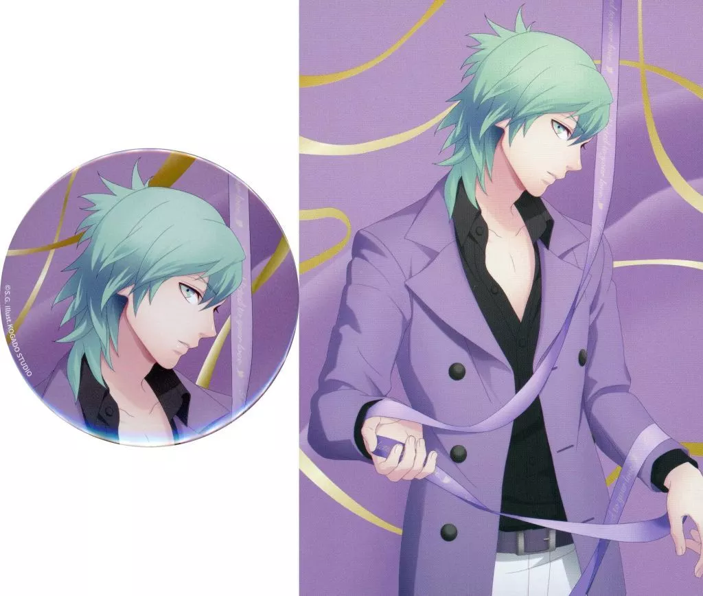 うたプリ　ブロッコリーオンラインくじ　CR D賞　ビッグ缶バッジ　美風藍32点 うたプリ ブロッコリーオンラインくじ CR D賞 ビッグ缶バッジ 美