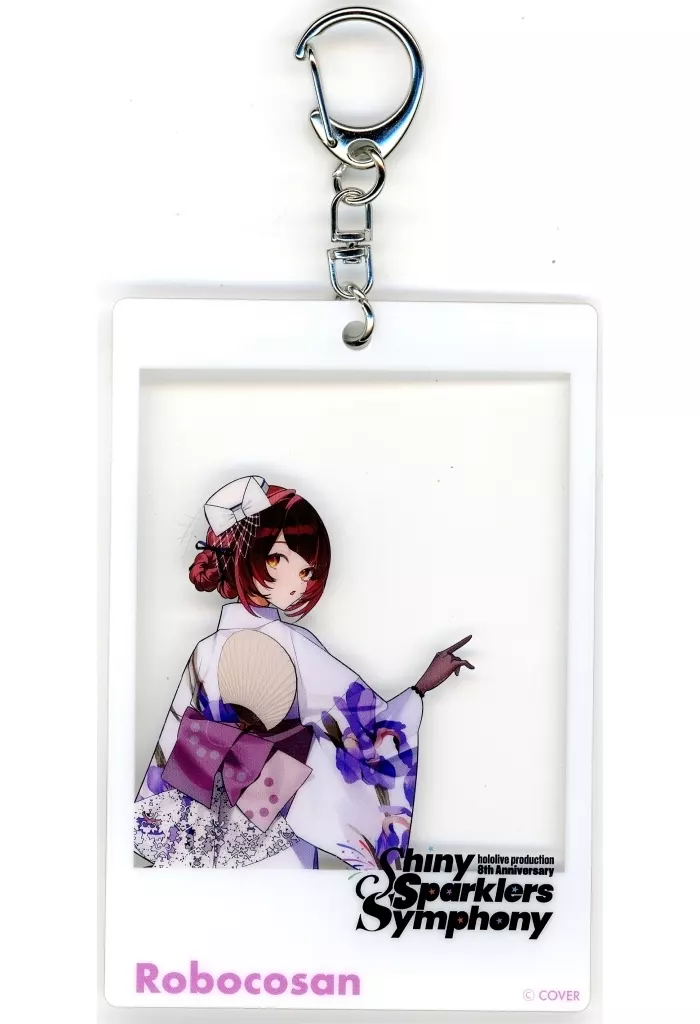 ロボ子さん チェキ風 「バーチャルYouTuber ホロライブ ホロ花火 ～hololive production 8th Anniversary Fireworks Shiny Sparklers Symphony～」