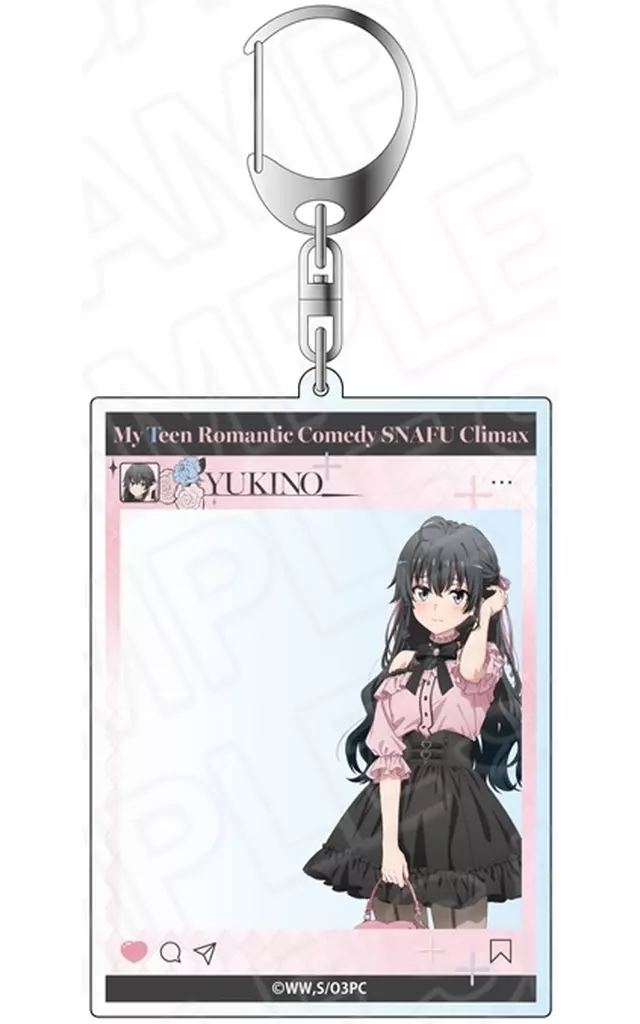 雪ノ下雪乃 SNS風アクリル サブカルファッション ver. 「TVアニメ やはり俺の青春ラブコメはまちがっている。完」