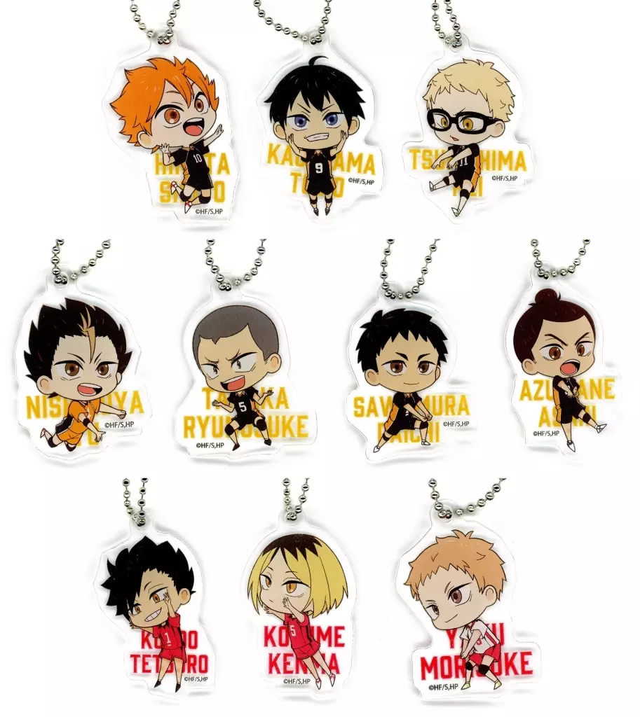 全10種セット 「ハイキュー!! ～勝利への道筋カフェ～ アクリル(A)」