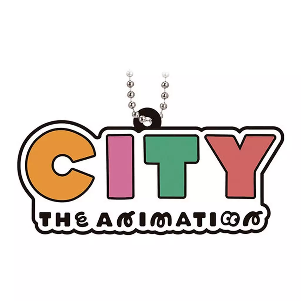 ロゴ 「CITY THE ANIMATION カプセルラバーマスコット」