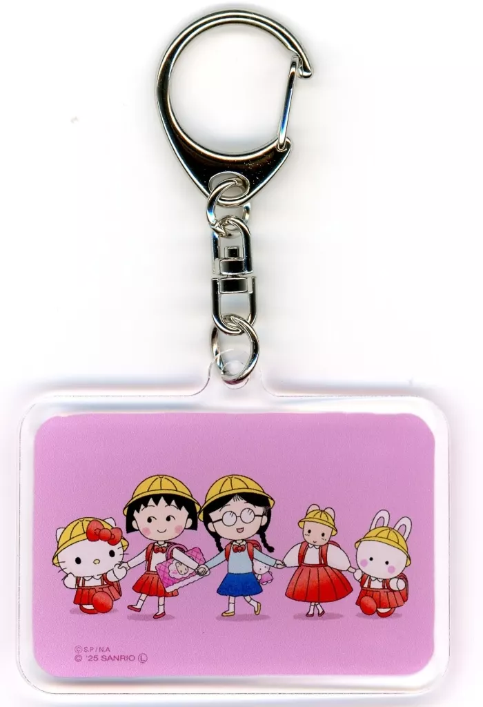 集合(ピンク) 「トレーディングアクリル ちびまる子ちゃん×サンリオキャラクターズ」