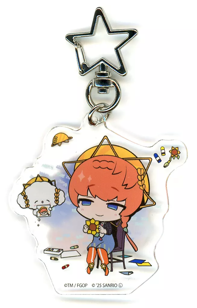フォーリナー/ヴァン・ゴッホ×こぎみゅん 「Fate/Grand Order×サンリオキャラクターズ 星型ナスカンアクリル 04/(コラボイラスト)」