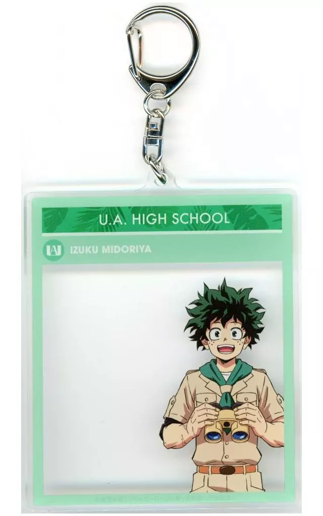 緑谷出久 描き下ろし サファリルックver. フォトフレーム風BIGアクリル 「TVアニメ 僕のヒーローアカデミア×東武動物公園2025」